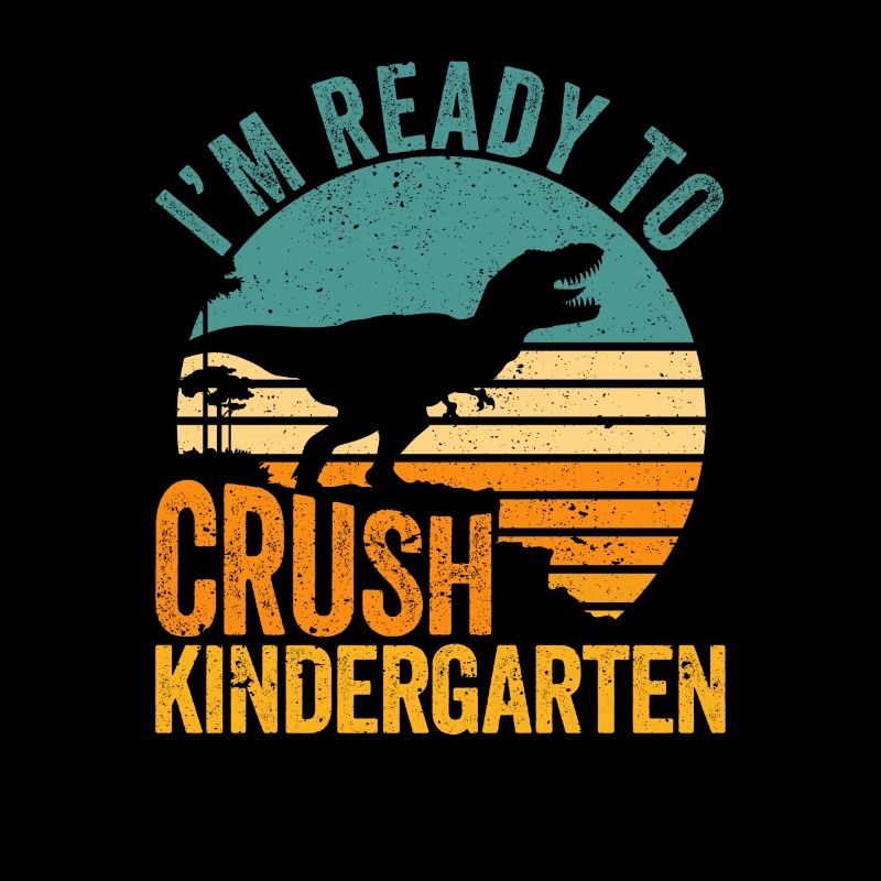 Ich bin bereit, Kindergarten Dinosaurier zurück