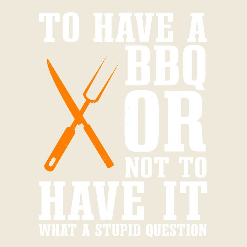 Lustiger BBQ-liebhaber