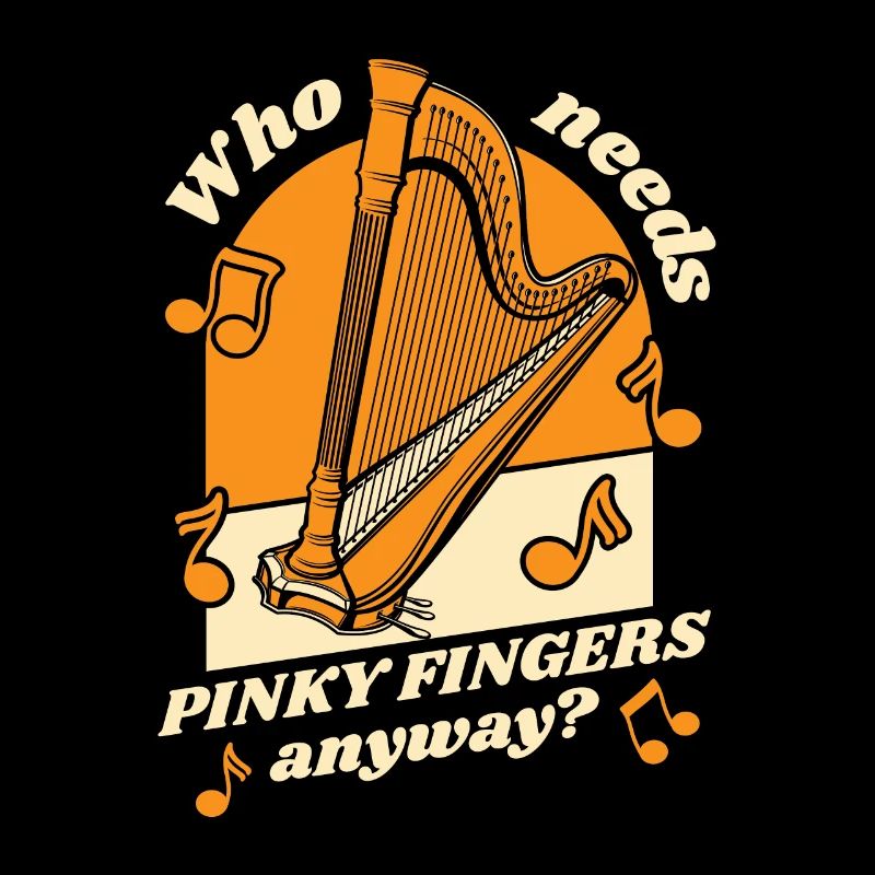 Who Needs Pinky Fingers Anyway Konzertharfe