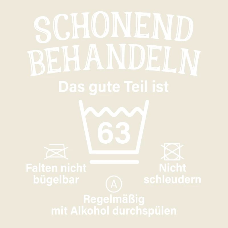 63. Geburtstag Schonend Behandeln 63 Teil Ist 63