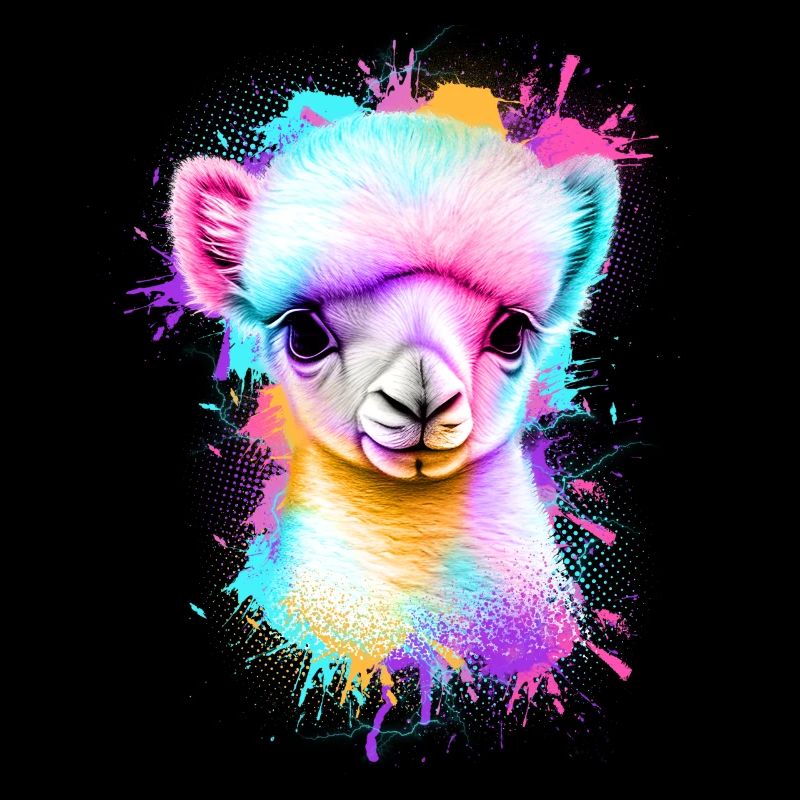 Alpaca Colorful
