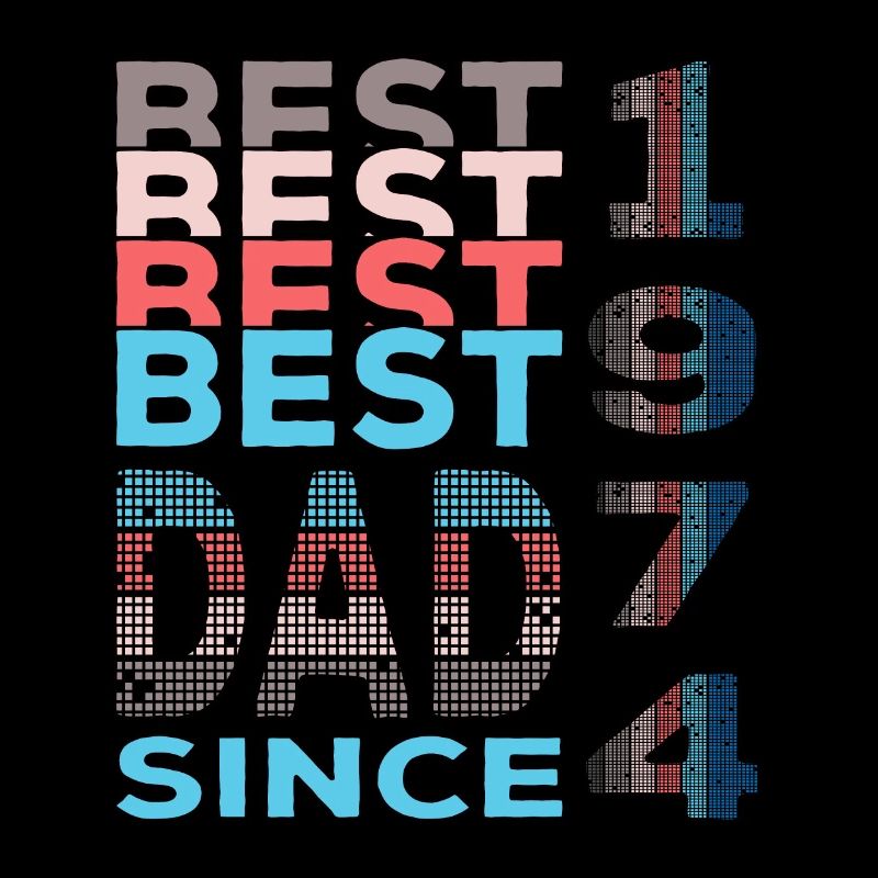 Bester Papa der Welt seit 1974 Vatertag Geburtstag