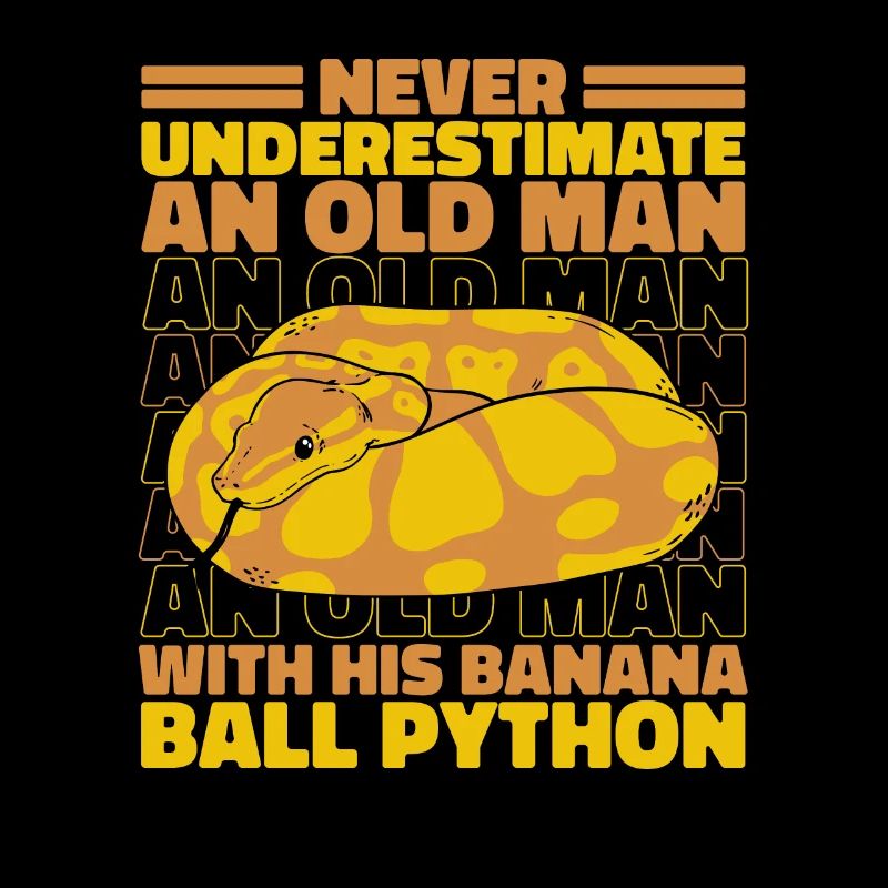 Never Underestimate Old Man Python Banana Ball