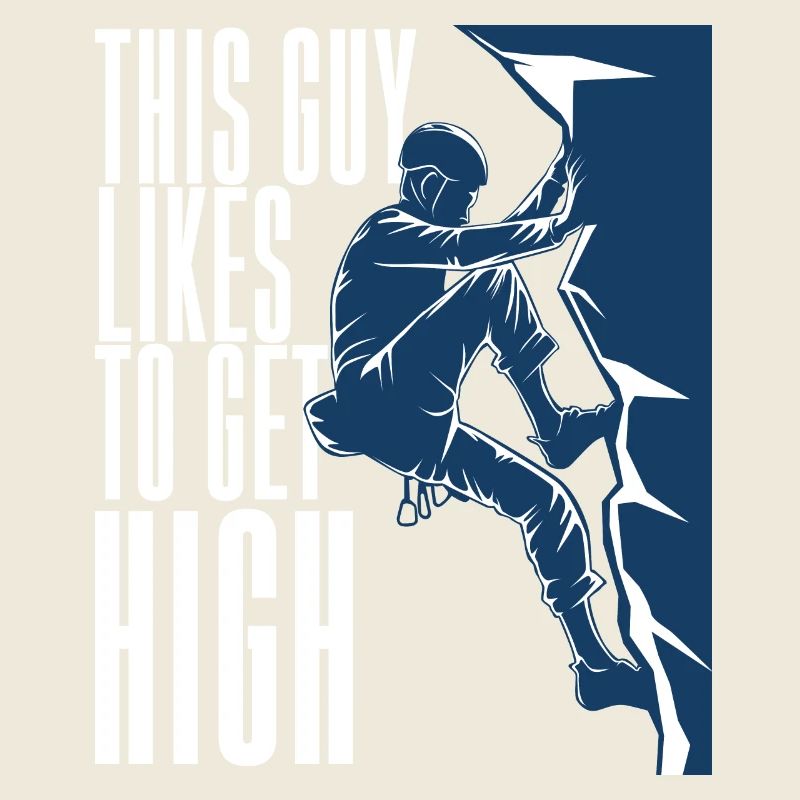 Escalader ce gars aime se défoncer