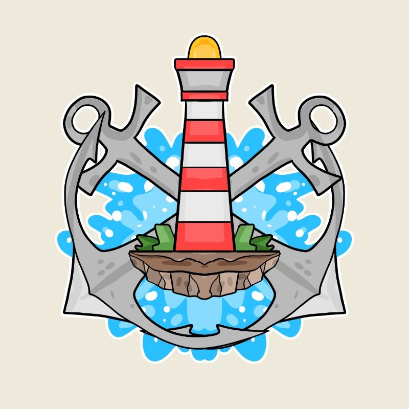 Phare d’ancre Mer du Nord