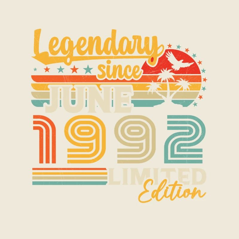 Legendär seit Juni 1992 Geburtstagsgeschenk