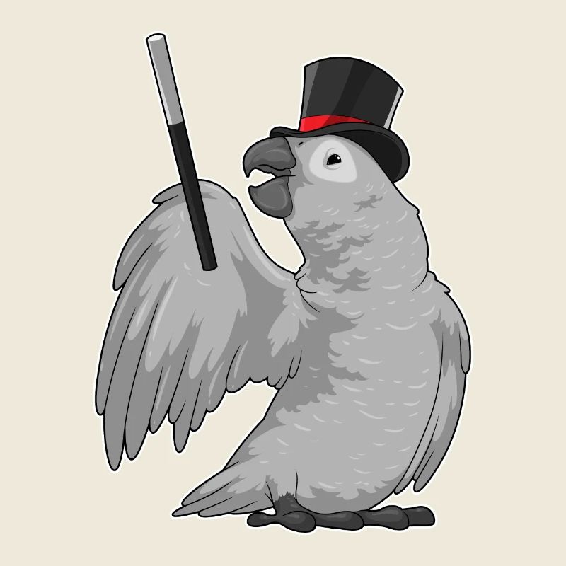 Parrot Wizard Wand
