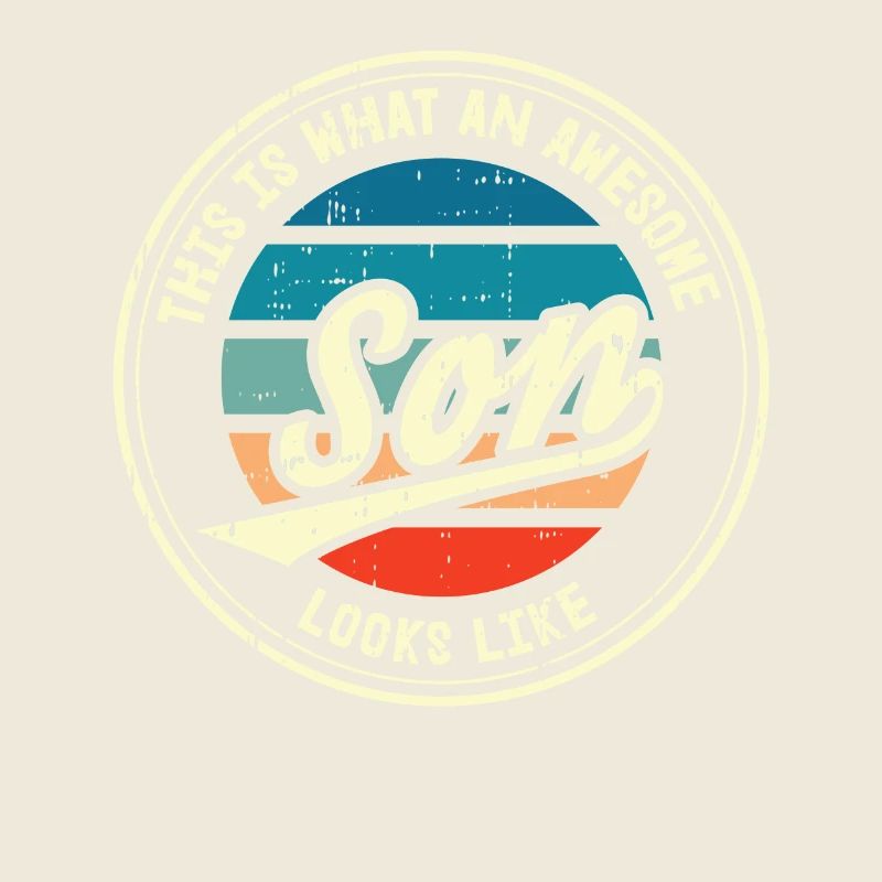 Sohn so sieht ein Spruch Witzig Geschenkidee