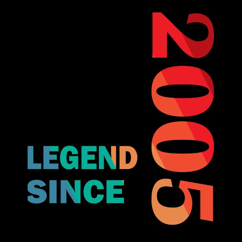 18th Birthday Vintage Legend Since 2005 retro