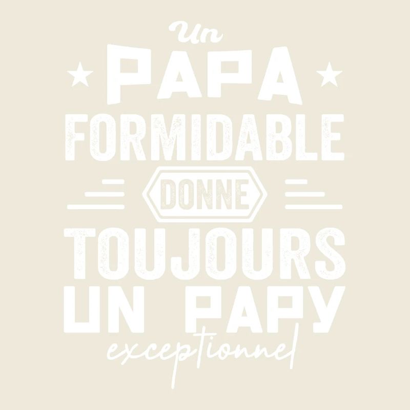 Papa Formidable Papy Exceptionnel Cadeau Papa Papy