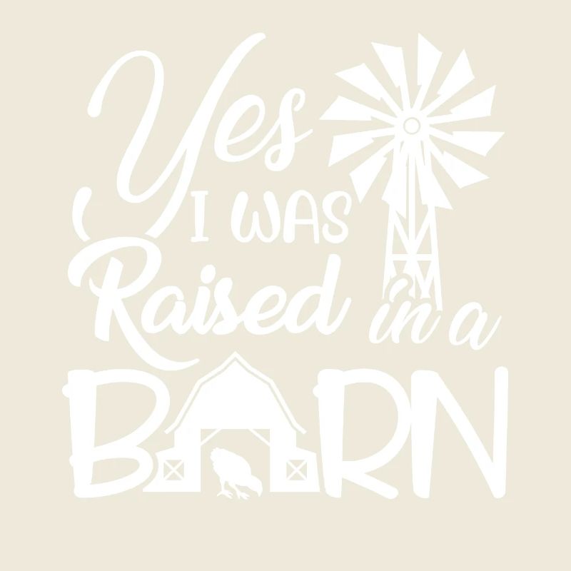 Ja, ich bin in einer Scheune aufgewachsen -