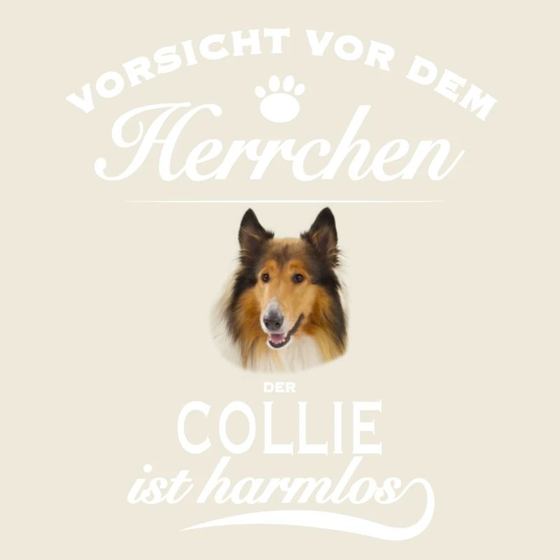 Vorsicht vor dem Herrchen, Hund harmlos - Collie