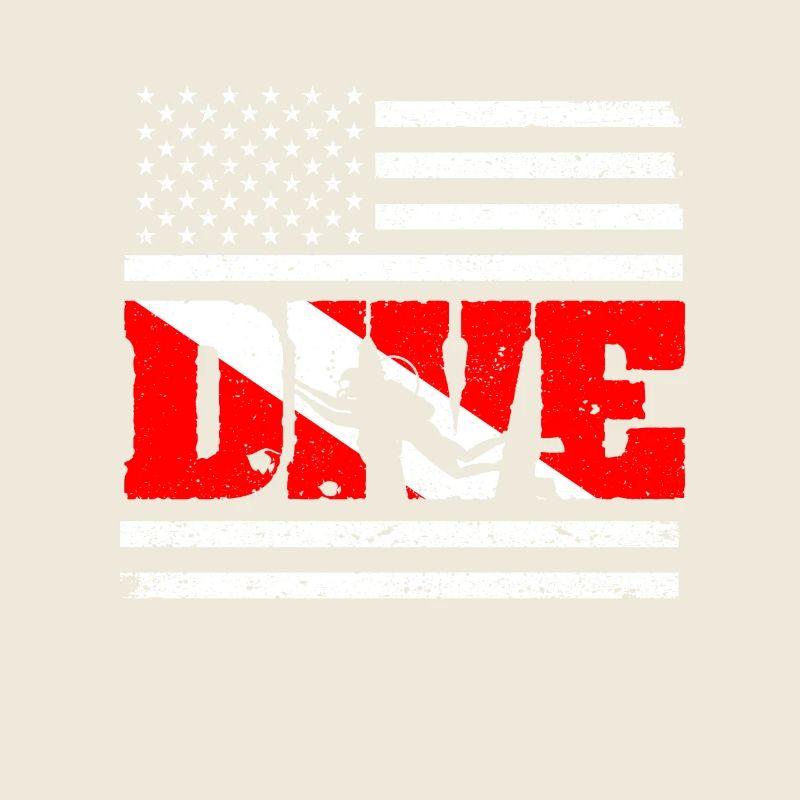 Plongée drapeau américain Plongée US Patriot