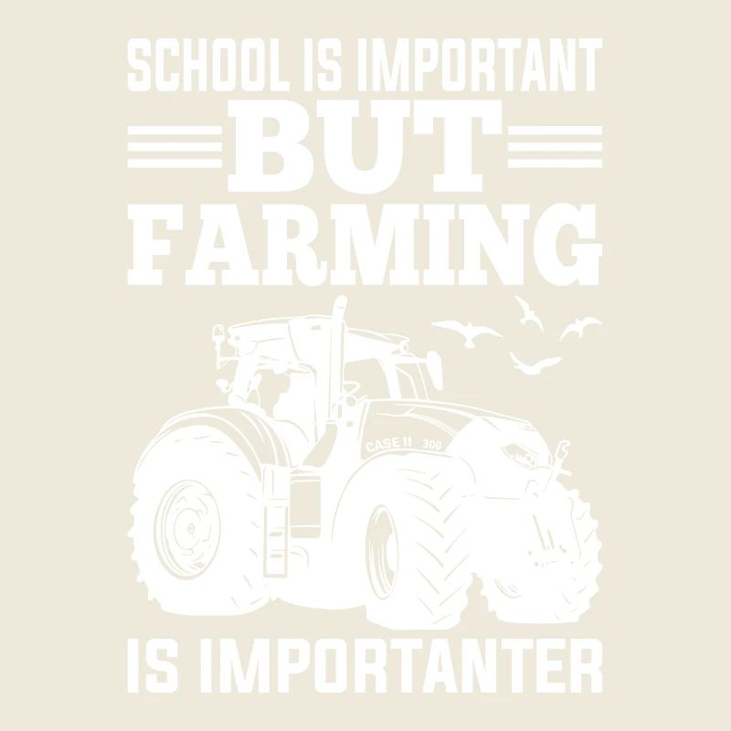 L’école est importante, mais l’agriculture l’est