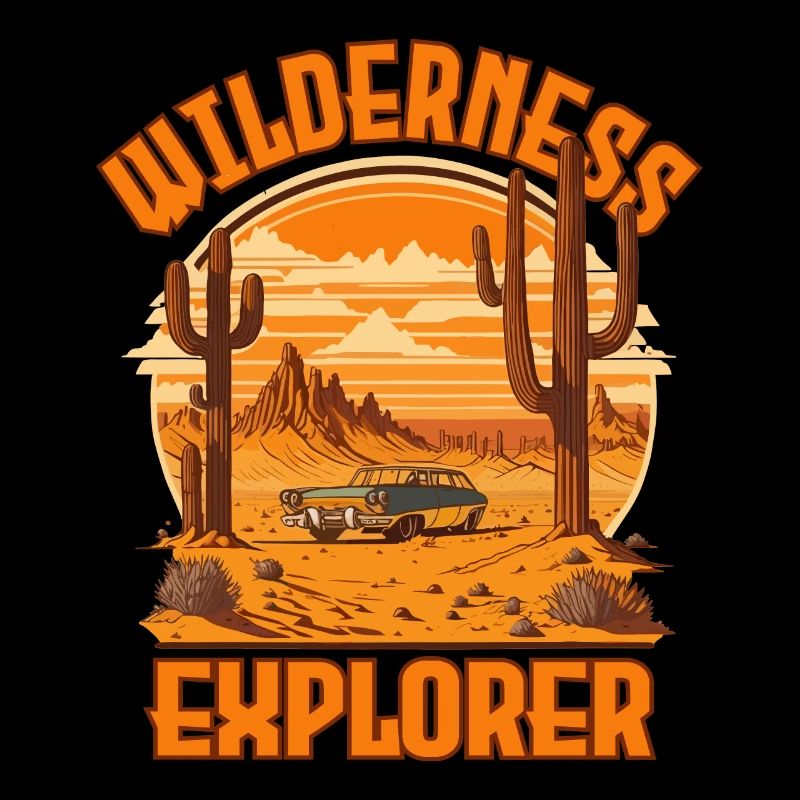 WILDERNESS EXPLORER Retro style