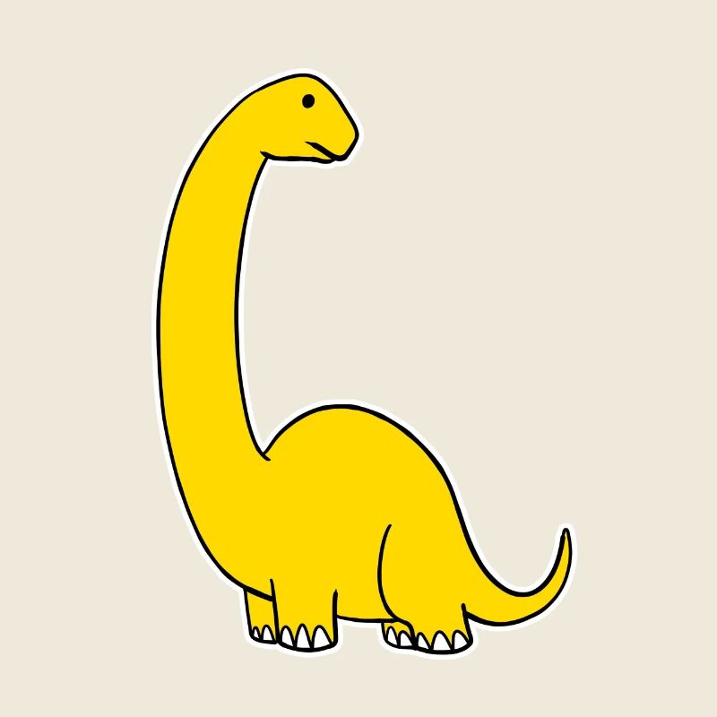 Dino jaune doux