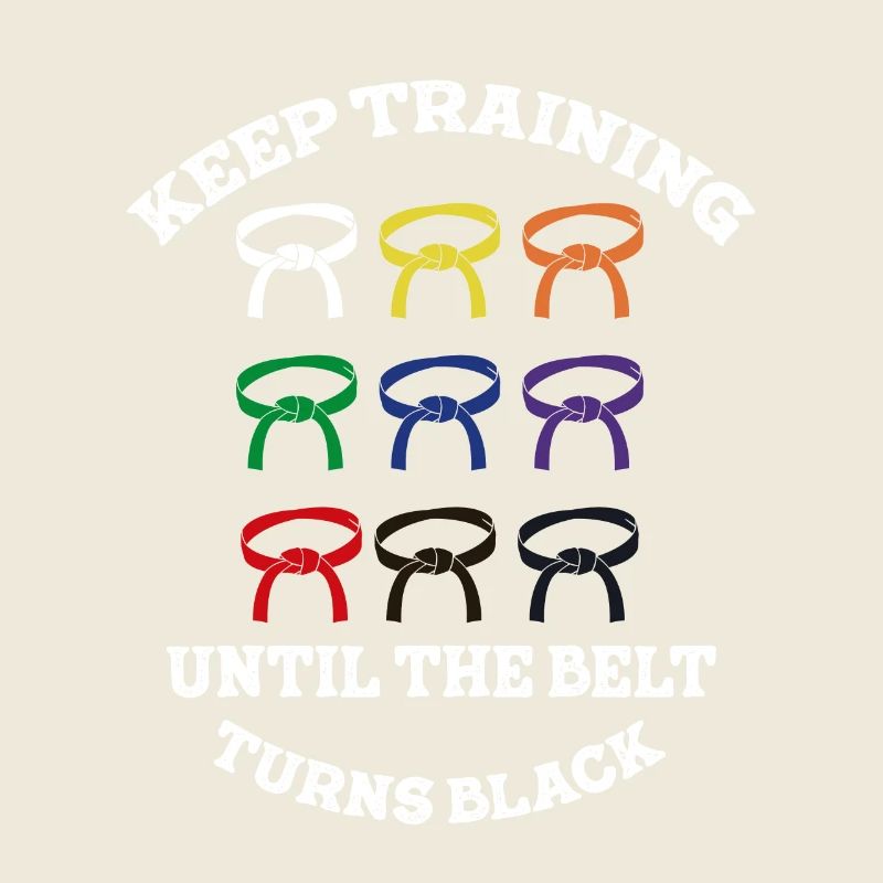 Continuez à vous entraîner jusqu’à ce que la ceinture devienne Black Martial Arts