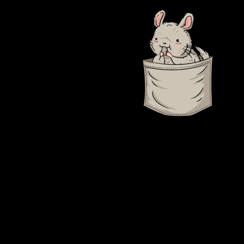 Chinchilla Chest Pocket Longtail Longhair