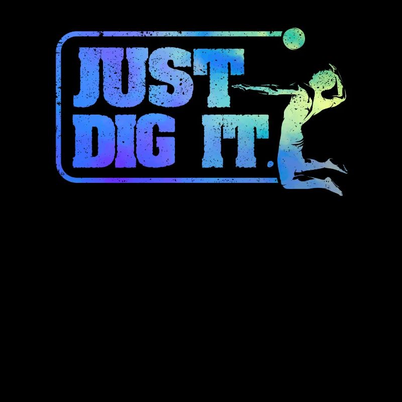 Just Dig It Funny Beach Volleyball Player Team