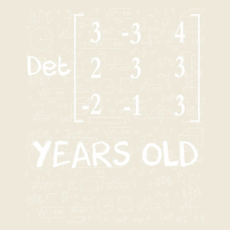 88. Geburtstag 88 Jahre Matrixdeterminante