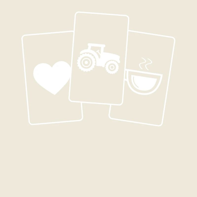 Herz - Kaffee - Traktor -