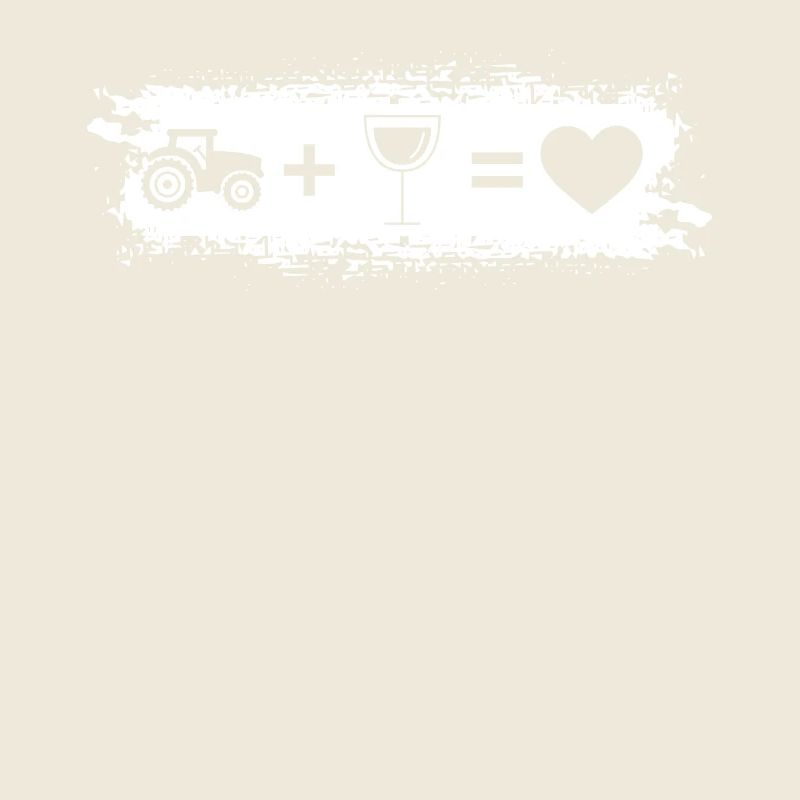 Grunge Rectangle - Herz - Wein - Traktor -