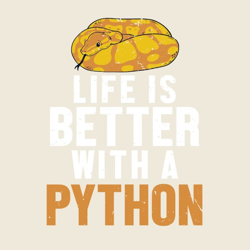 La vie est meilleure avec une boule de banane serpent Python