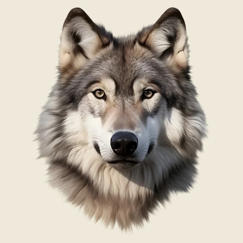 Wolf (weiß/grau)