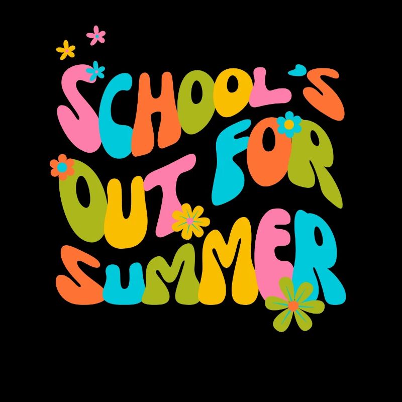 Funny Teacher Vacation School's Out For Summer