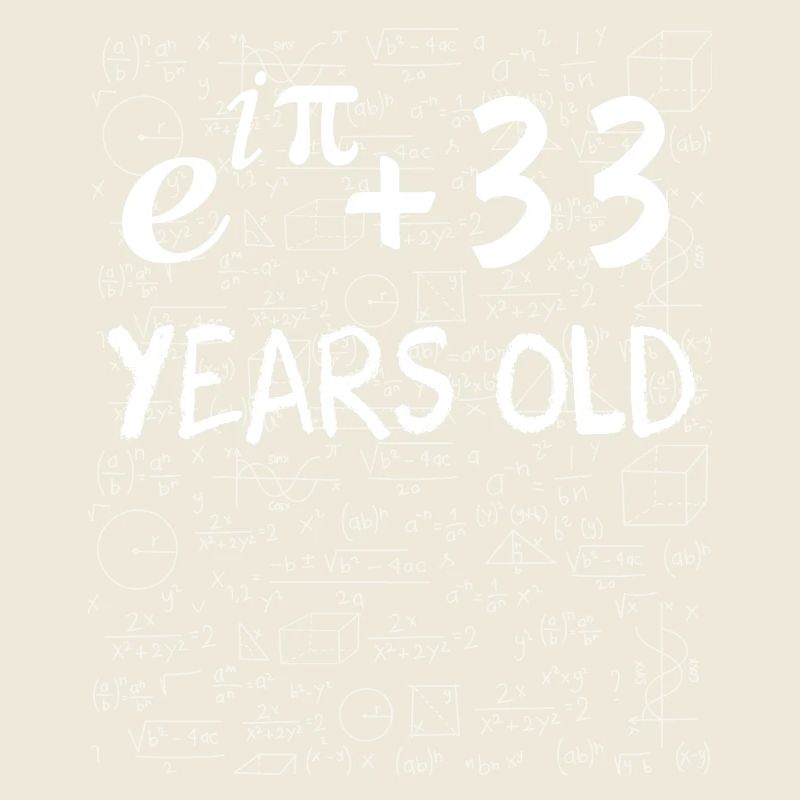 32. Geburtstag 32 Jahre alt Euler Identität