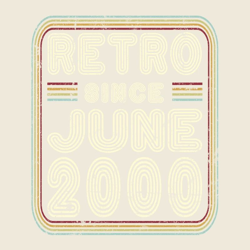 Geburtstag Juni 2000 Retro Geschenk