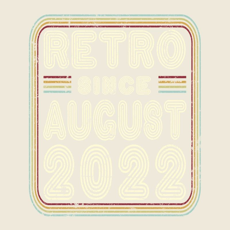 Birthday August 2022 Retro Gift