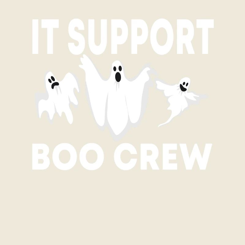 Lustiger IT Support Boo Crew Halloween