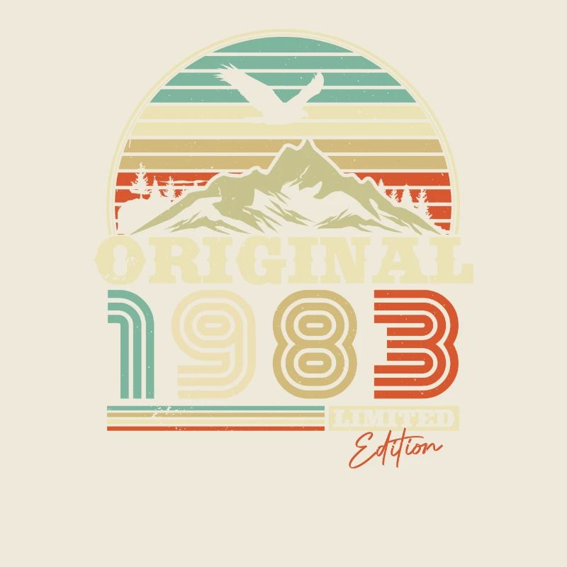 1983 Édition Limitée Original Cadeau d’Anniversaire