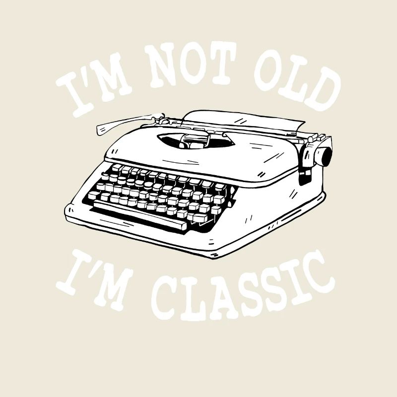 Machine à écrire vintage