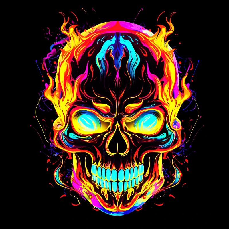 Edgy and Alternative: Gothic Skull