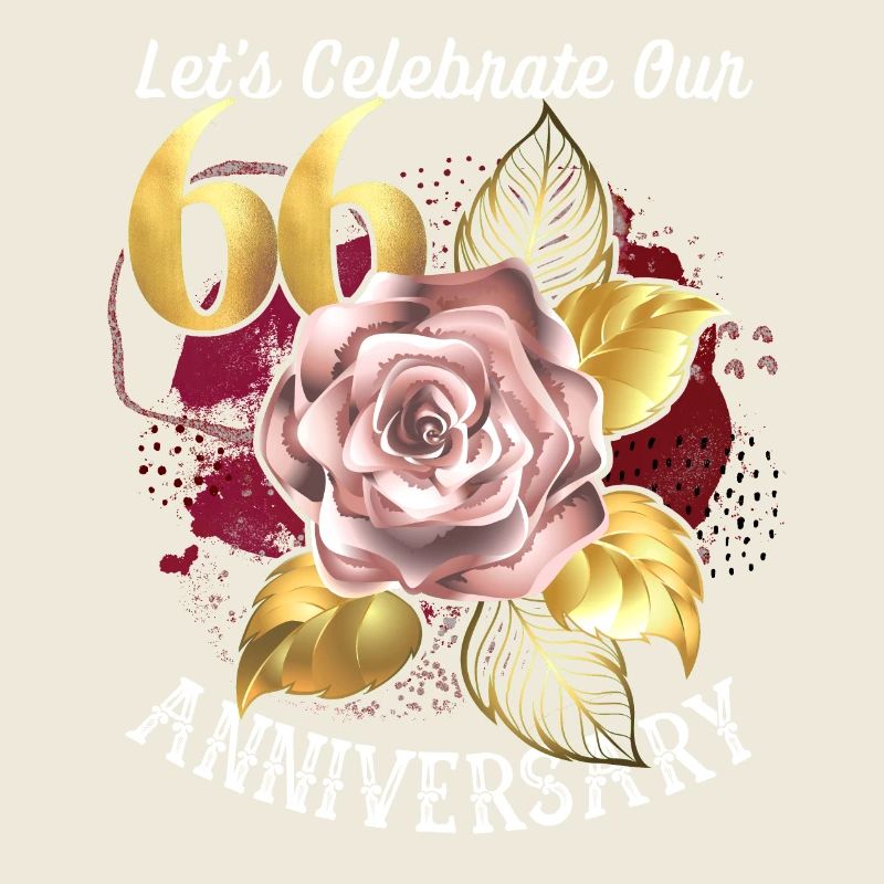 66e anniversaire, célébration d’anniversaire, anniversaire de mariage