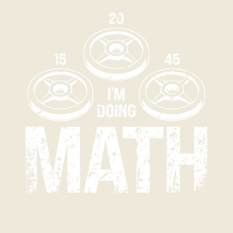 I do math -