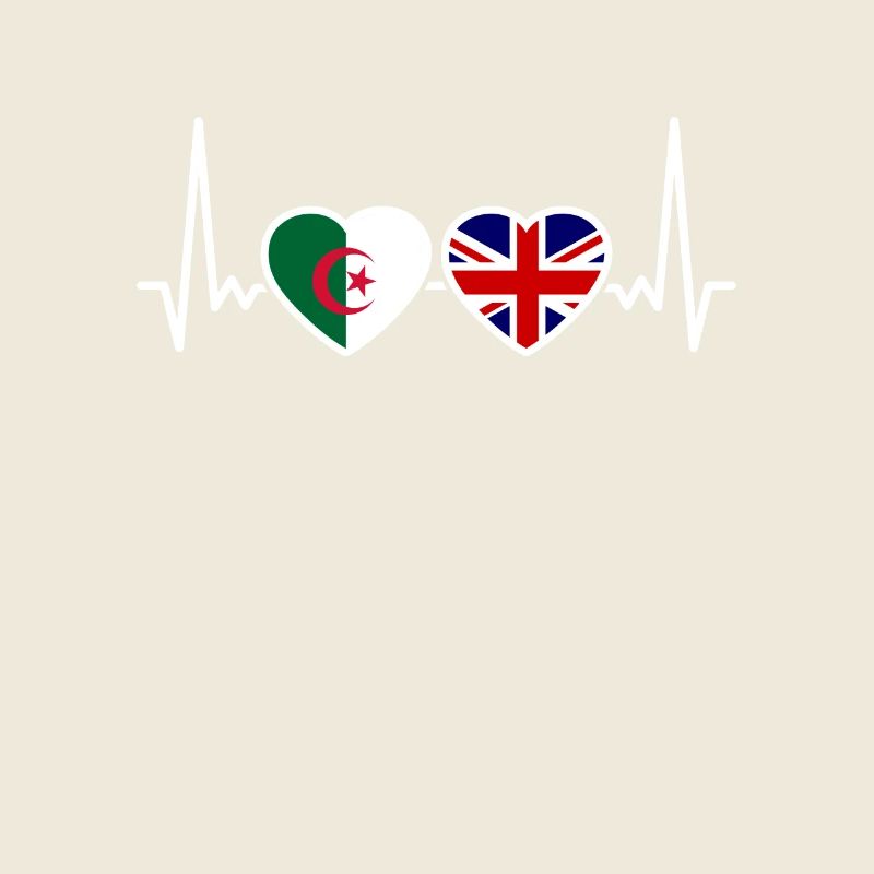 Algerien Britische Flagge Britisch Algerisch
