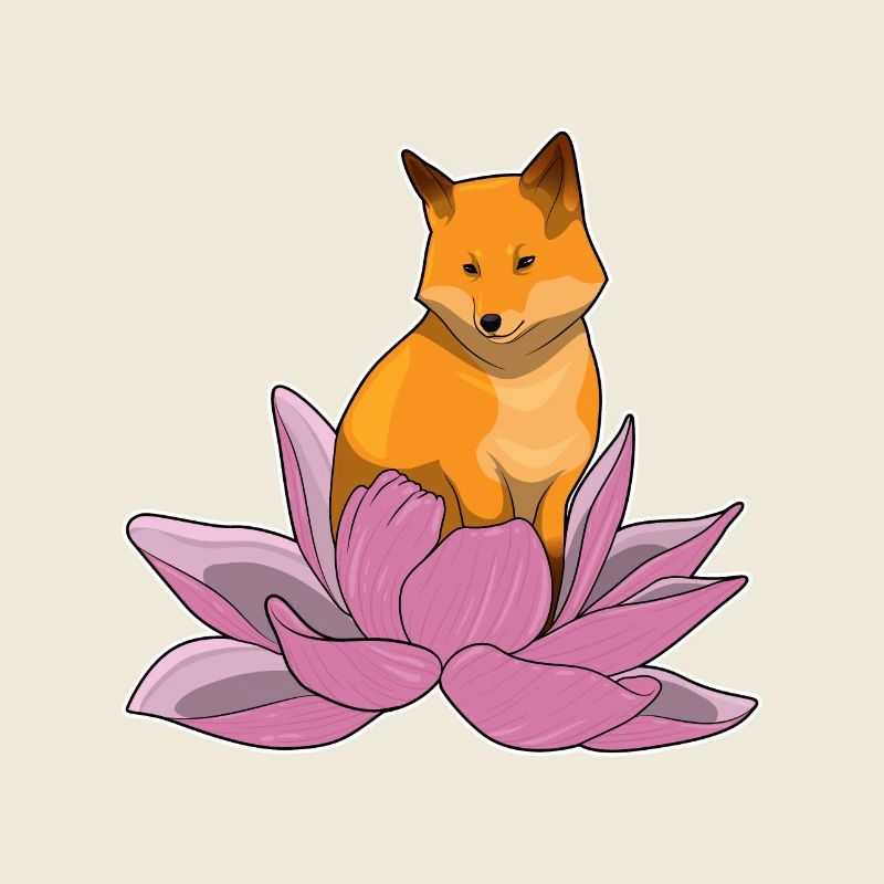 Fuchs Lotusblume