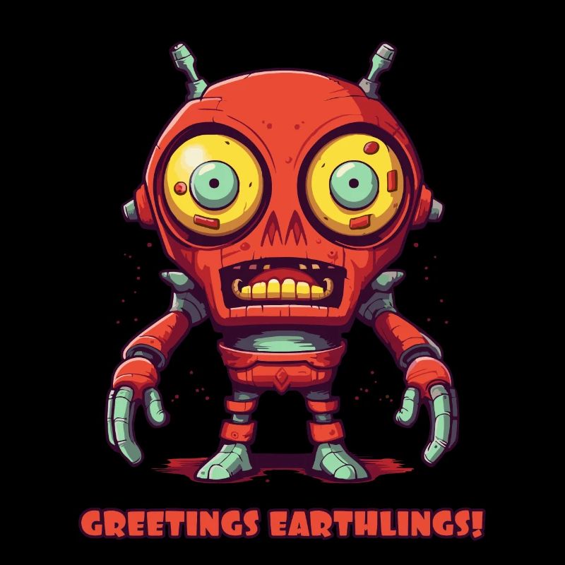 Salutations Terriens – Alien Robots