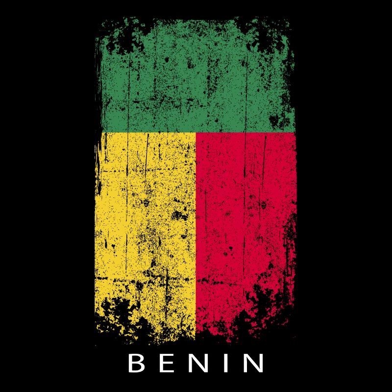 Souvenir avec le drapeau du pays du Bénin