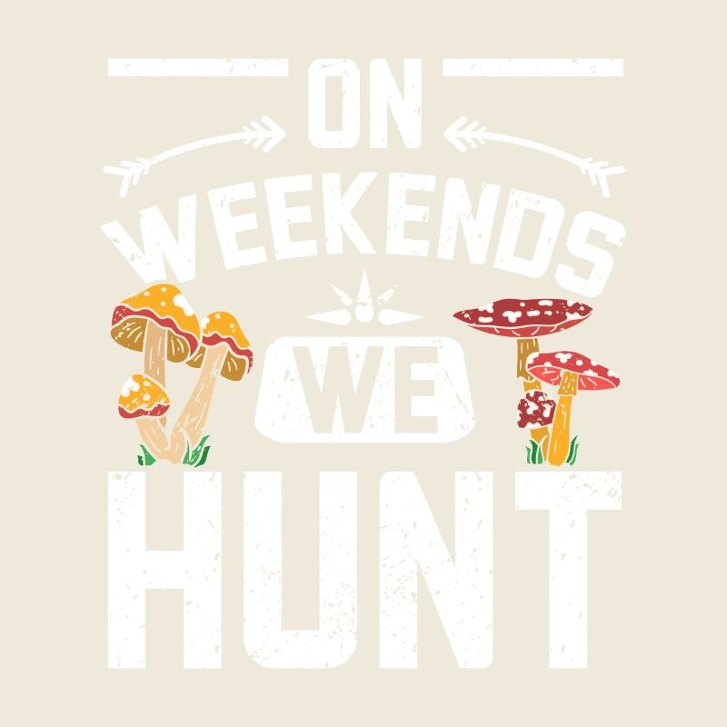 Le week-end, nous chassons les champignons