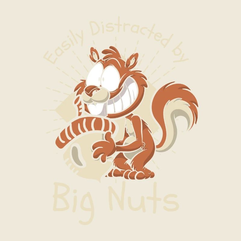 Facilement distrait par Big Nuts Squirrel