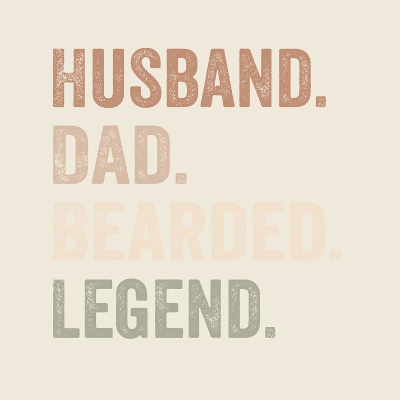 Bärtiger Ehemann Papa Bart Legende