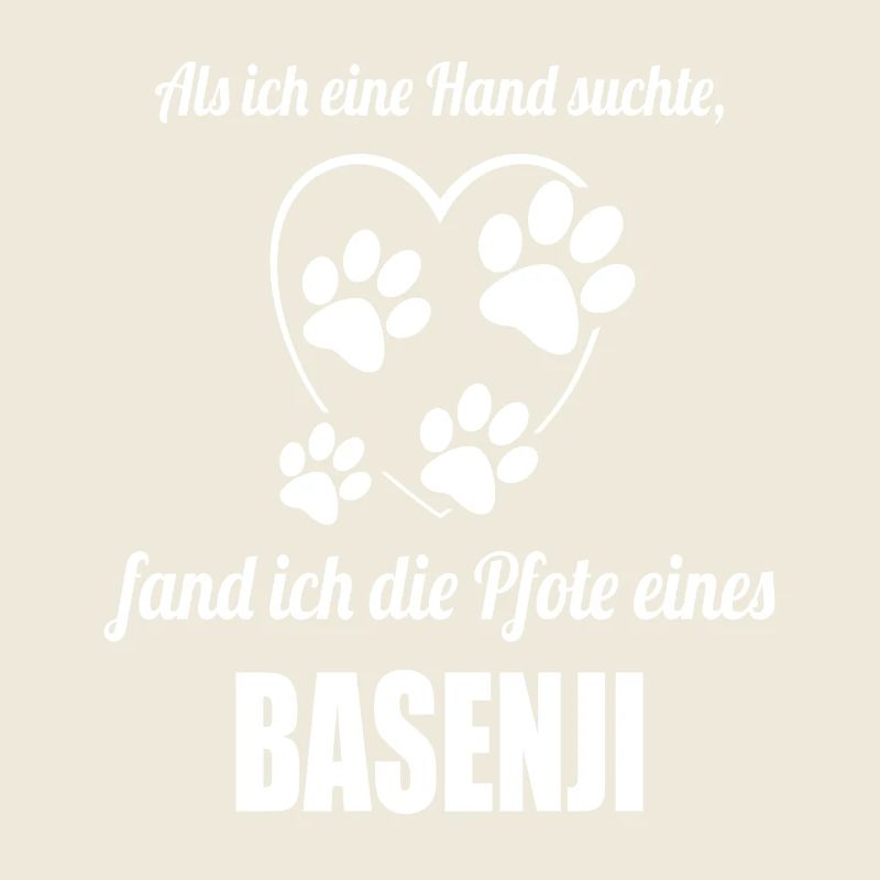 Hand & Pfote - Spruch - Basenji