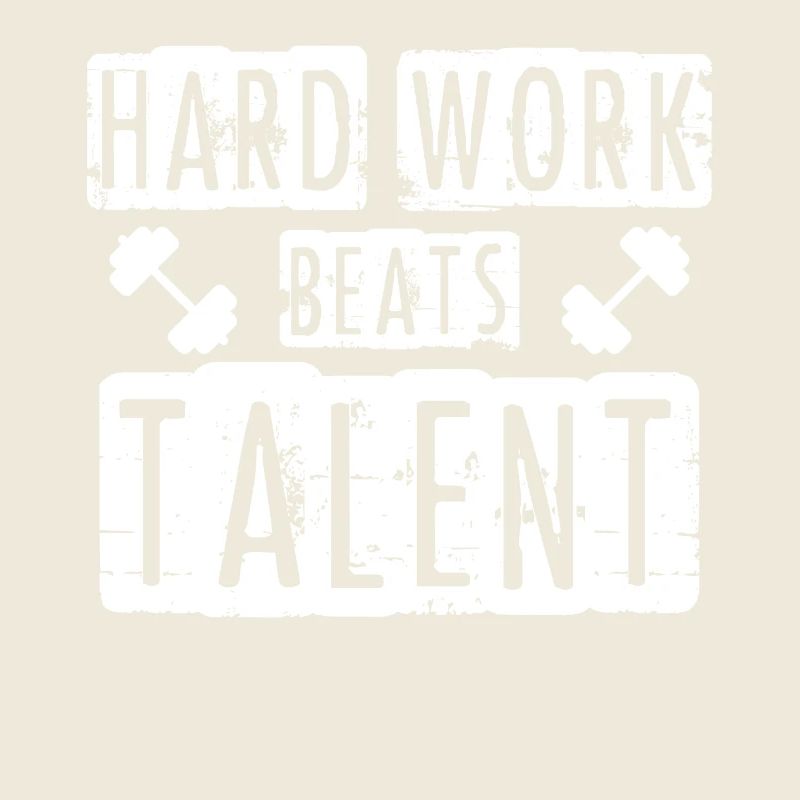 Le travail acharné vaut mieux que le talent -