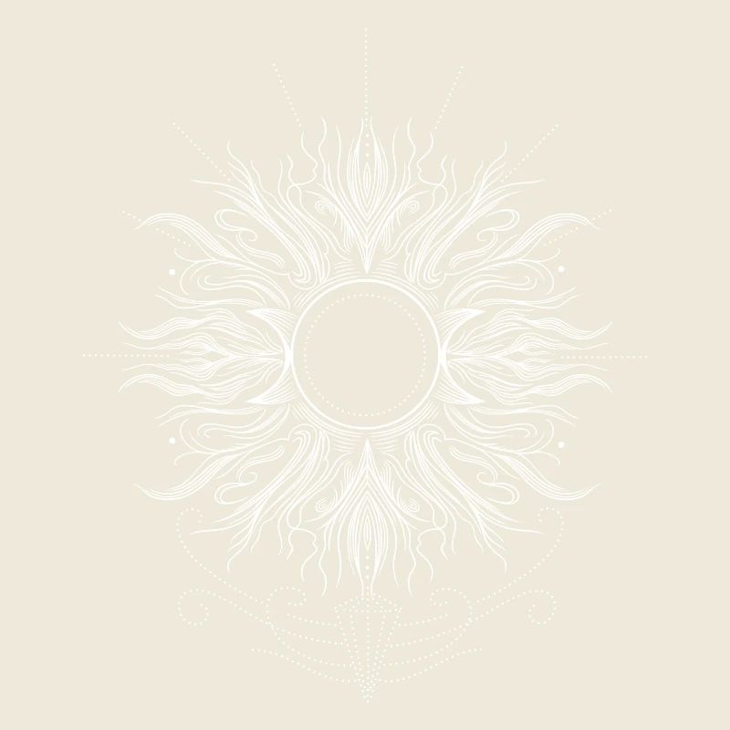Midsummer Sun with Triple Moon