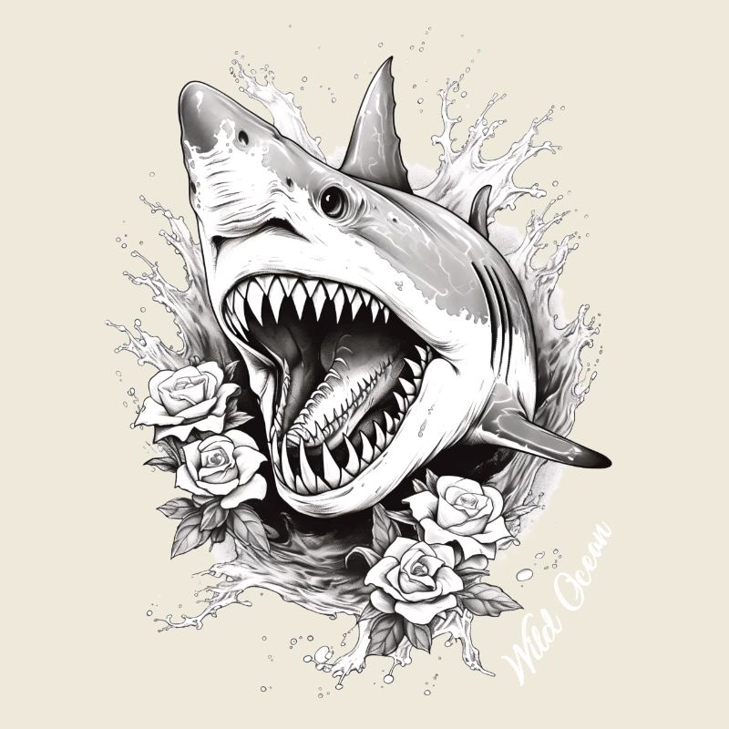 Fleur de requin Oceanographe Plongeur Cadeau