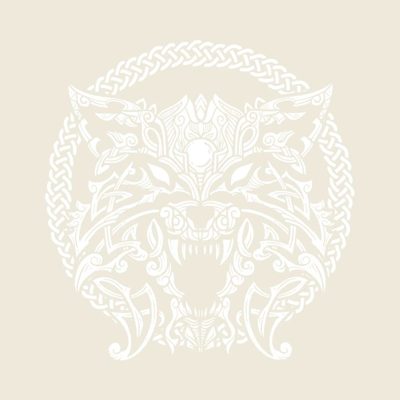 Fenrir Celtic Knots - Fenris Wolf Mythology